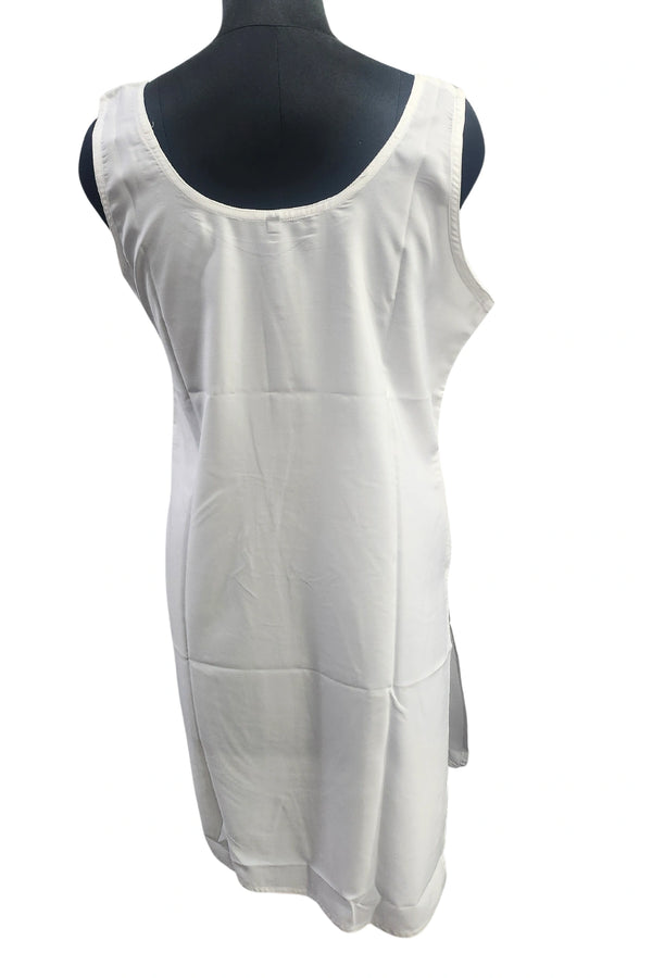 White Long Slip