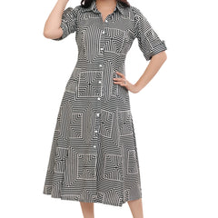 Square Striped Dress