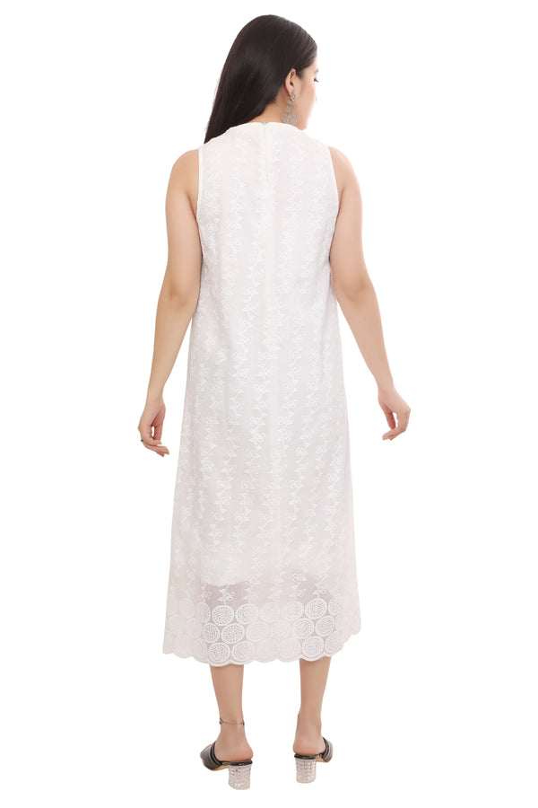 Angel White A Line Dress