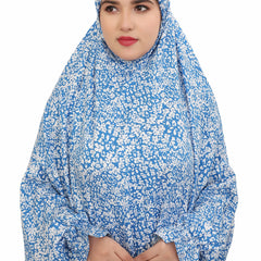 Floral Printed Straight Fit Full Length Namaz Dress