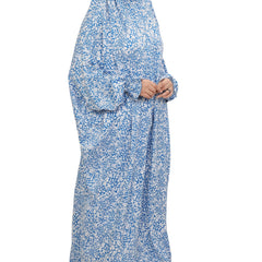 Floral Printed Straight Fit Full Length Namaz Dress