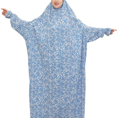 Floral Printed Straight Fit Full Length Namaz Dress