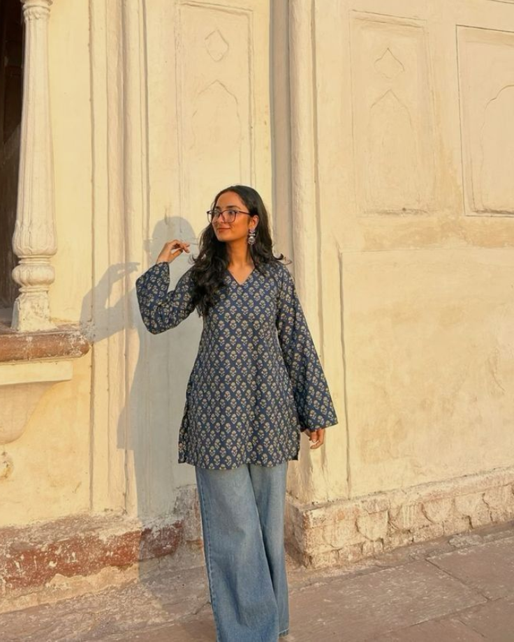 how to style short kurti