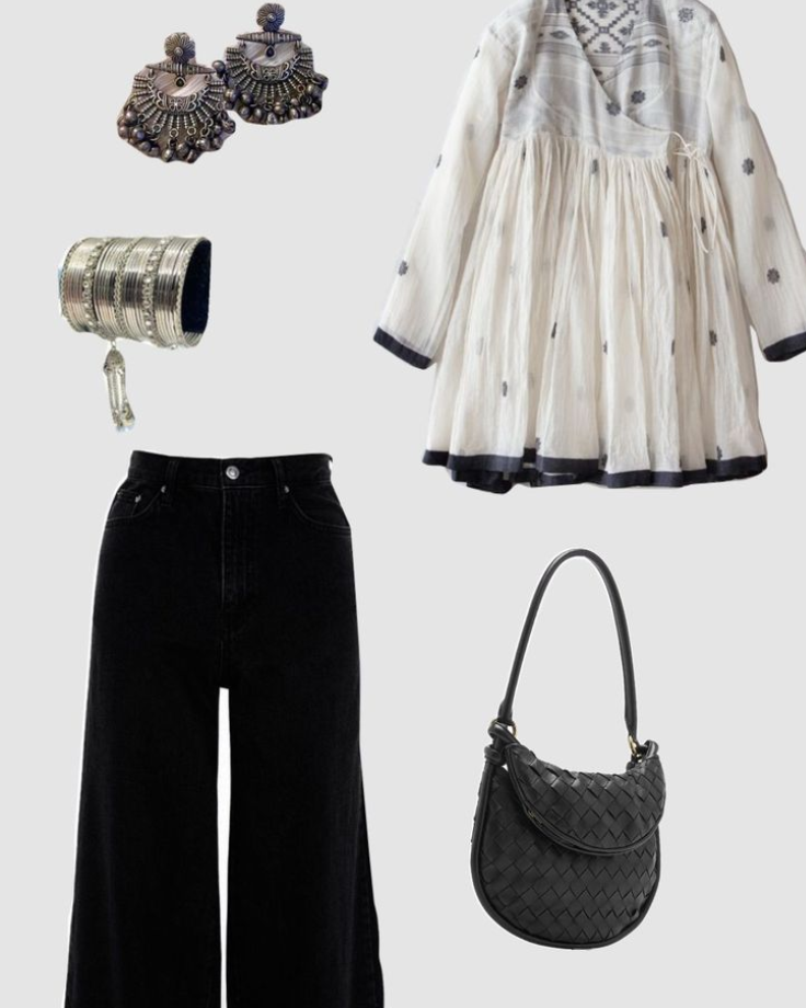 what to wear with short kurti